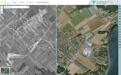 Nouveautés cartographiques : Limites des constructions, photos aériennes historiques et refonte des données espaces verts !